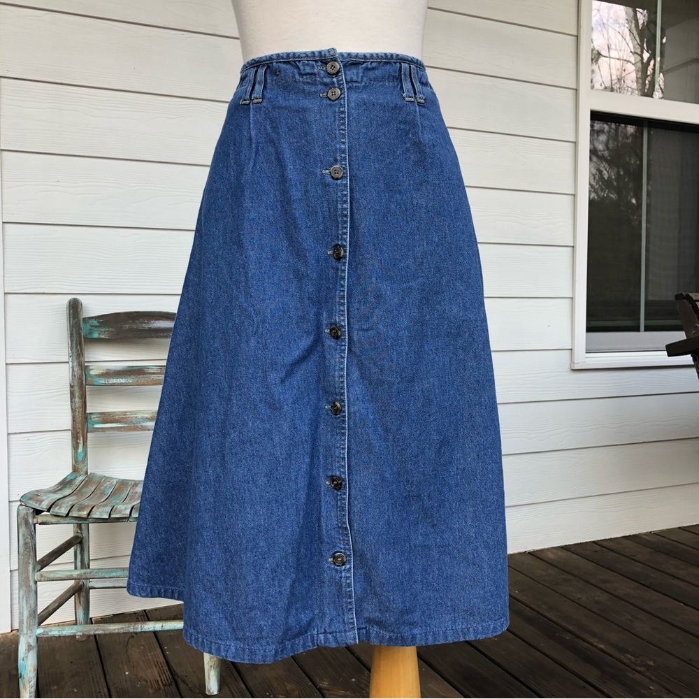 Vintage Bugle Boy denim skirt
